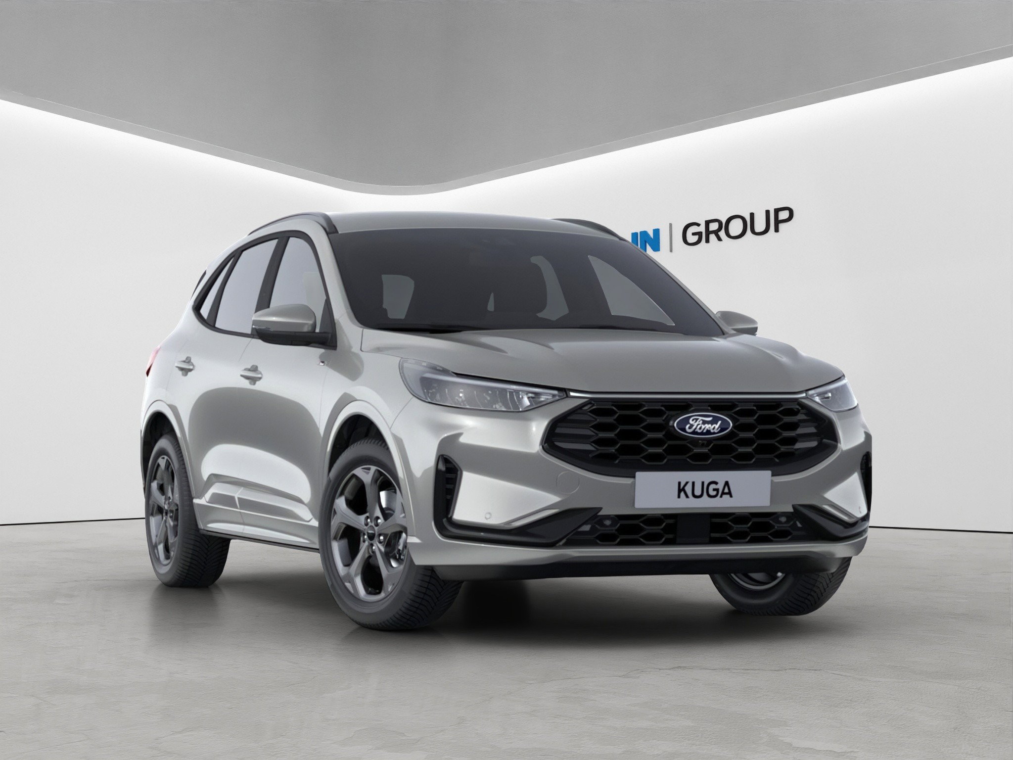 Ford Kuga ST-Line X, 2,5 HEV, 134 kW, automat, AWD, stříbrná SOLAR
