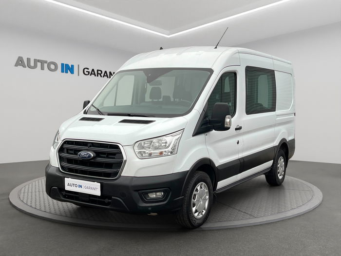 Ford Transit Ecoblue hybrid 95kw, ČR, tažné, klima
